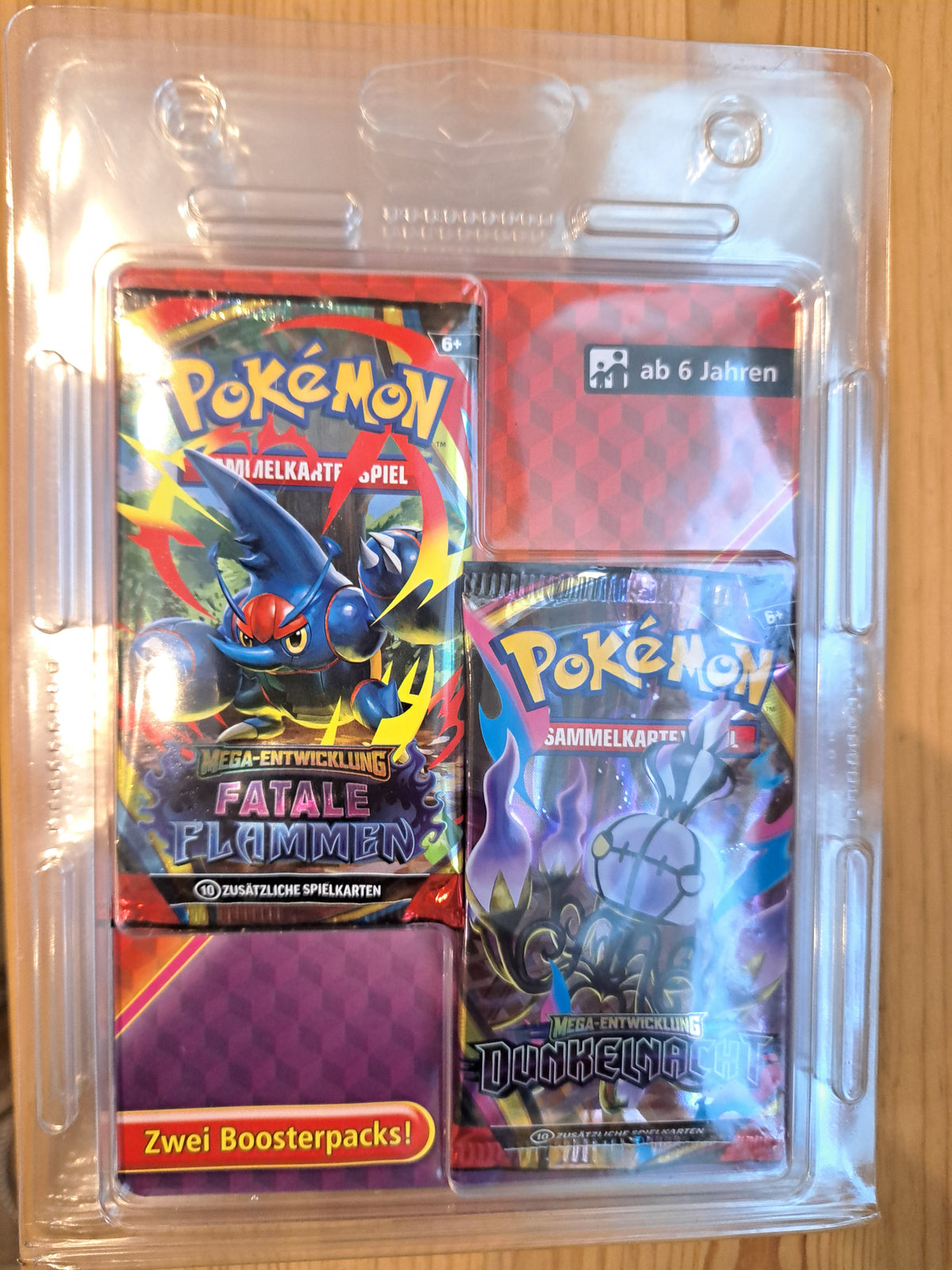 2er Blister Fatale Flammen & Dunkelnacht, Pokémon TCG