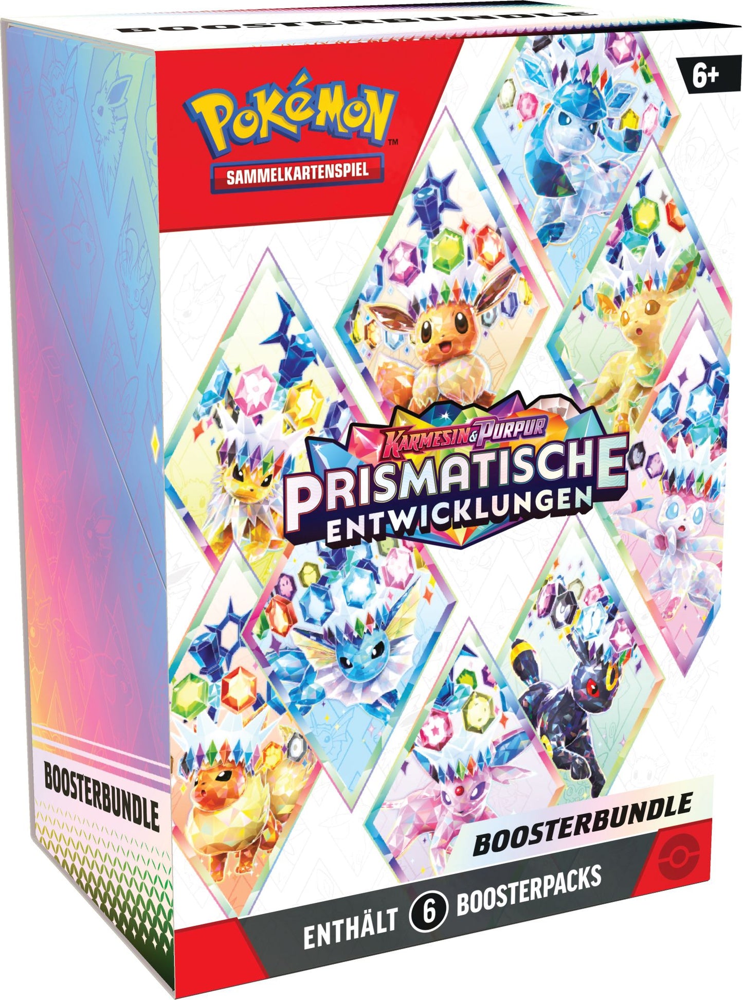 Pokémon - Boosterbundle, KP08.5 Prismatische Entwicklungen (6 Booster-Packs)