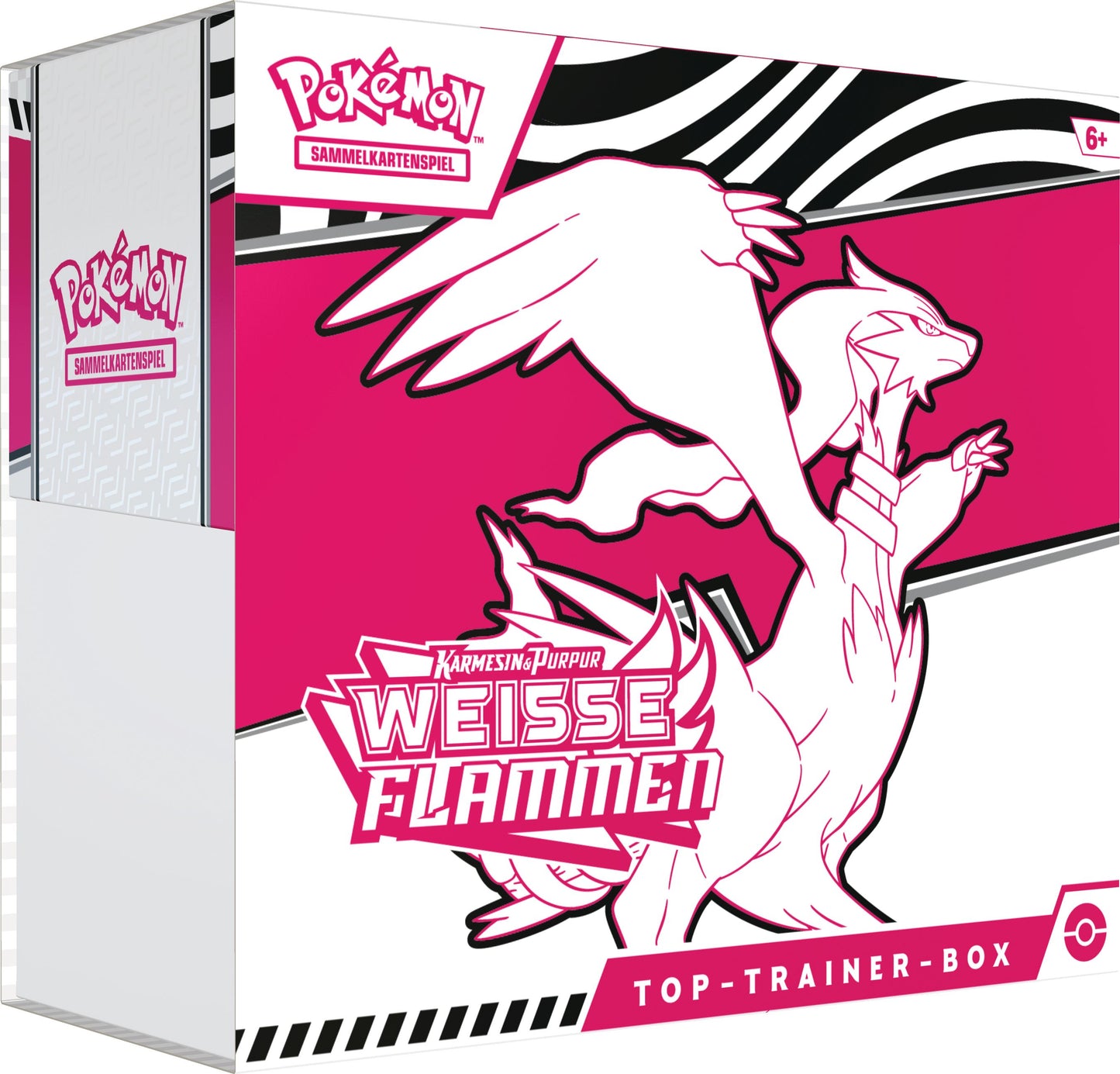 KP 10.5 Weisse Flammen Top-Trainer-Box Reshiram, Deutsch