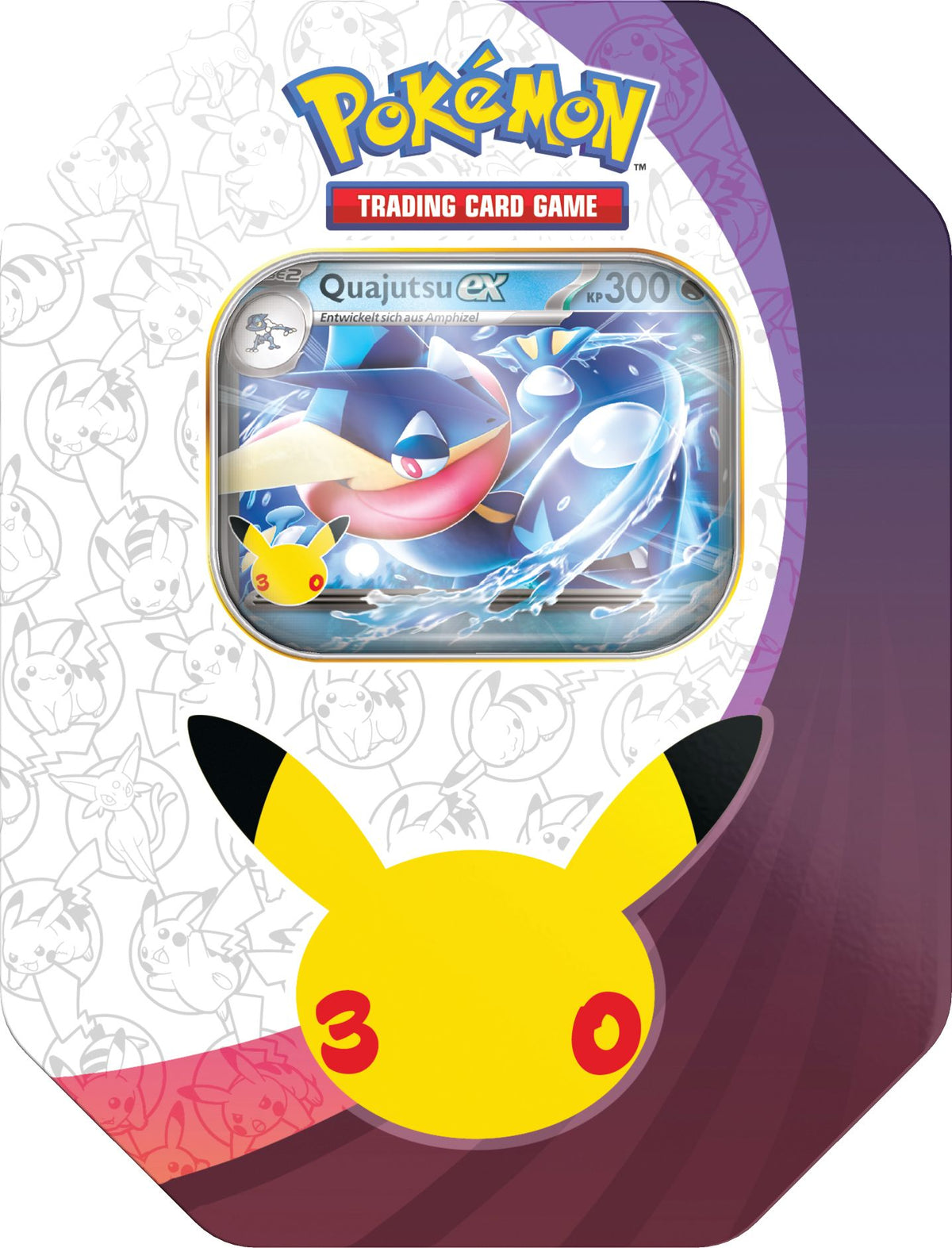 30 Jahre - Quajutsu-Ex Tin #Nacht, Pokémon TCG, Deutsch