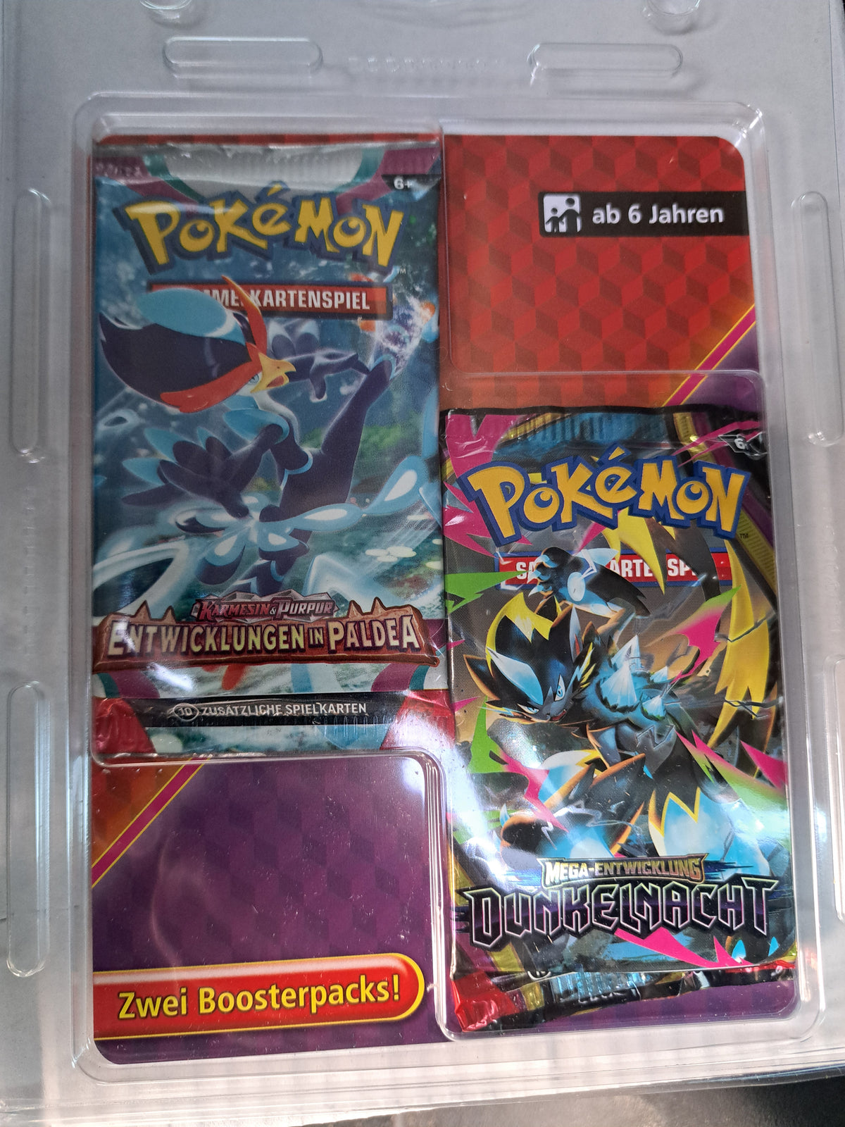 2er Blister Entwicklungen in Paldea & Dunkelnacht, Pokémon TCG