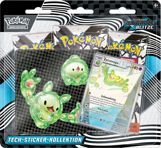 KP 10.5 Schwarze Blitze Tech-Sticker-Kollektion, Deutsch