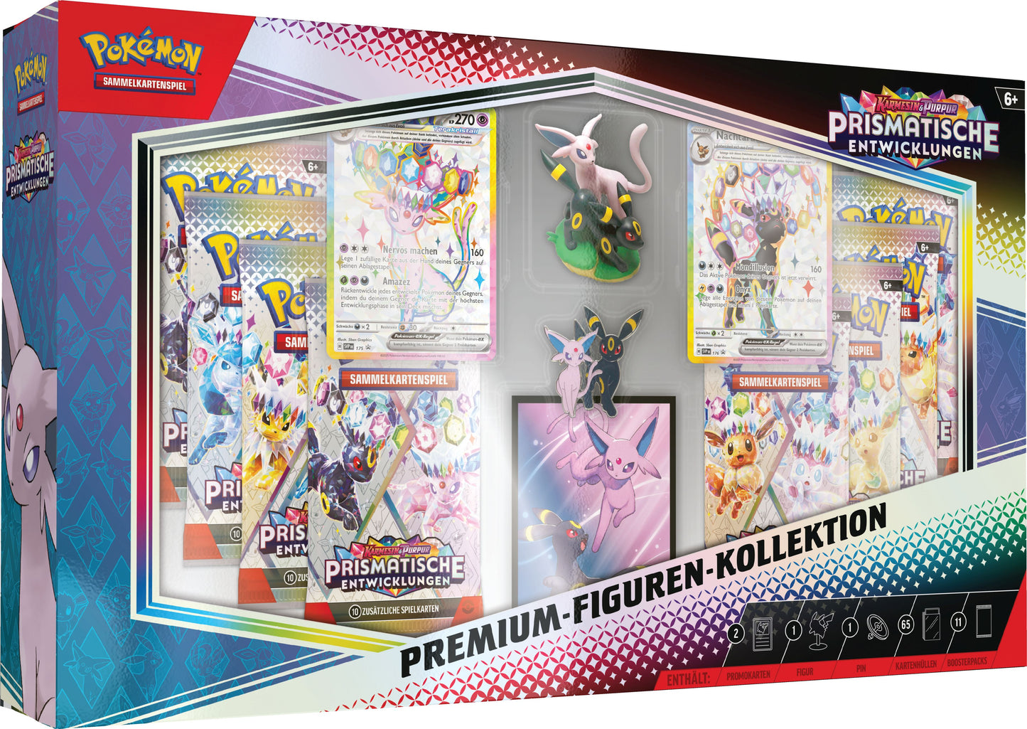 KP08.5 Prismatische Entwicklungen Premium-Figuren-Kollektion, Pokémon TCG