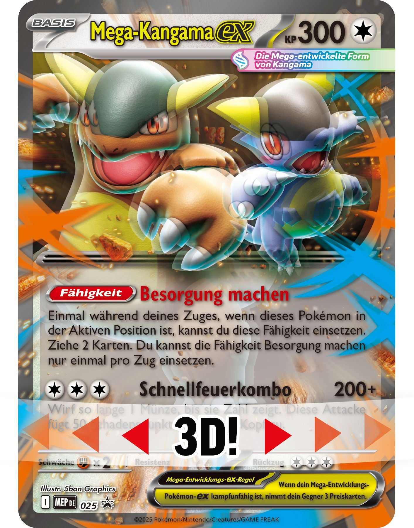 Mega-Kangama Ex Kollektion, Deutsch, Pokémon TCG