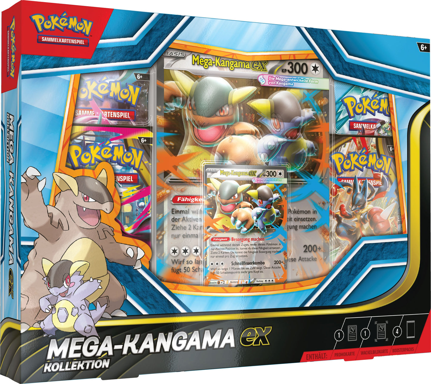 Mega-Kangama Ex Kollektion, Deutsch, Pokémon TCG
