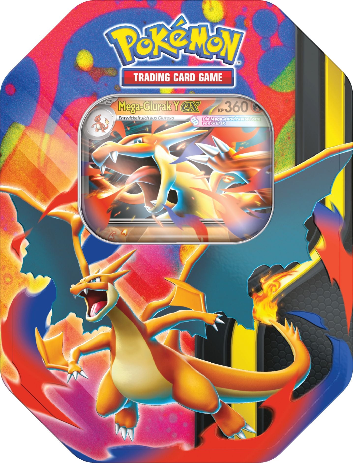 Mega-Glurak Y ex-Tin - Pokémon-Tin #127