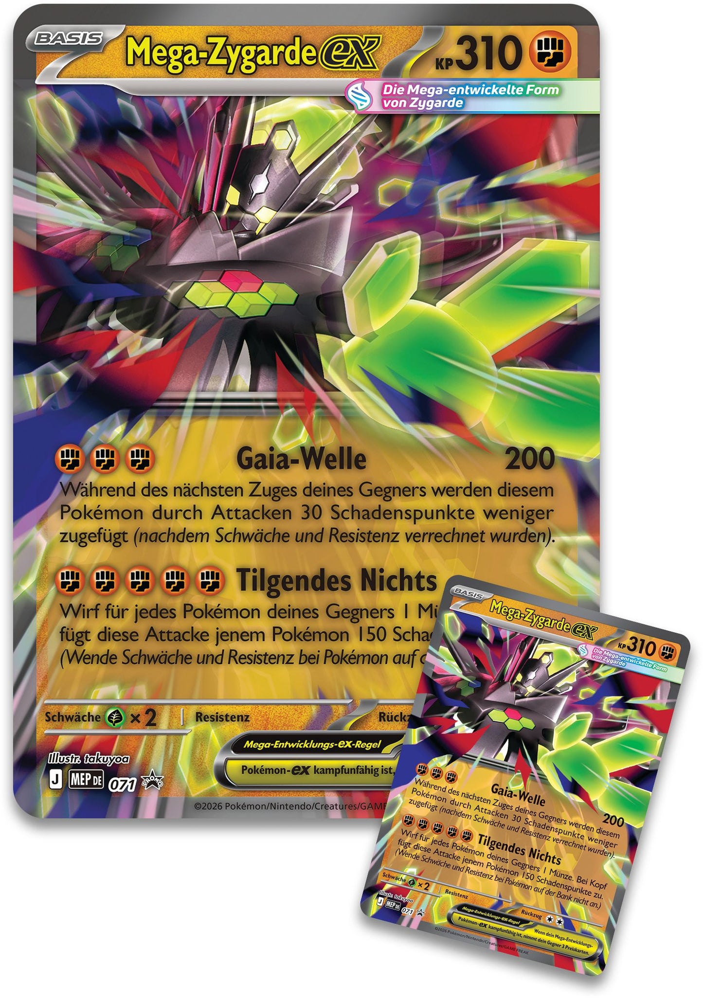 Mega-Zygarde Ex Premium-Kollektion, Deutsch, Pokémon TCG