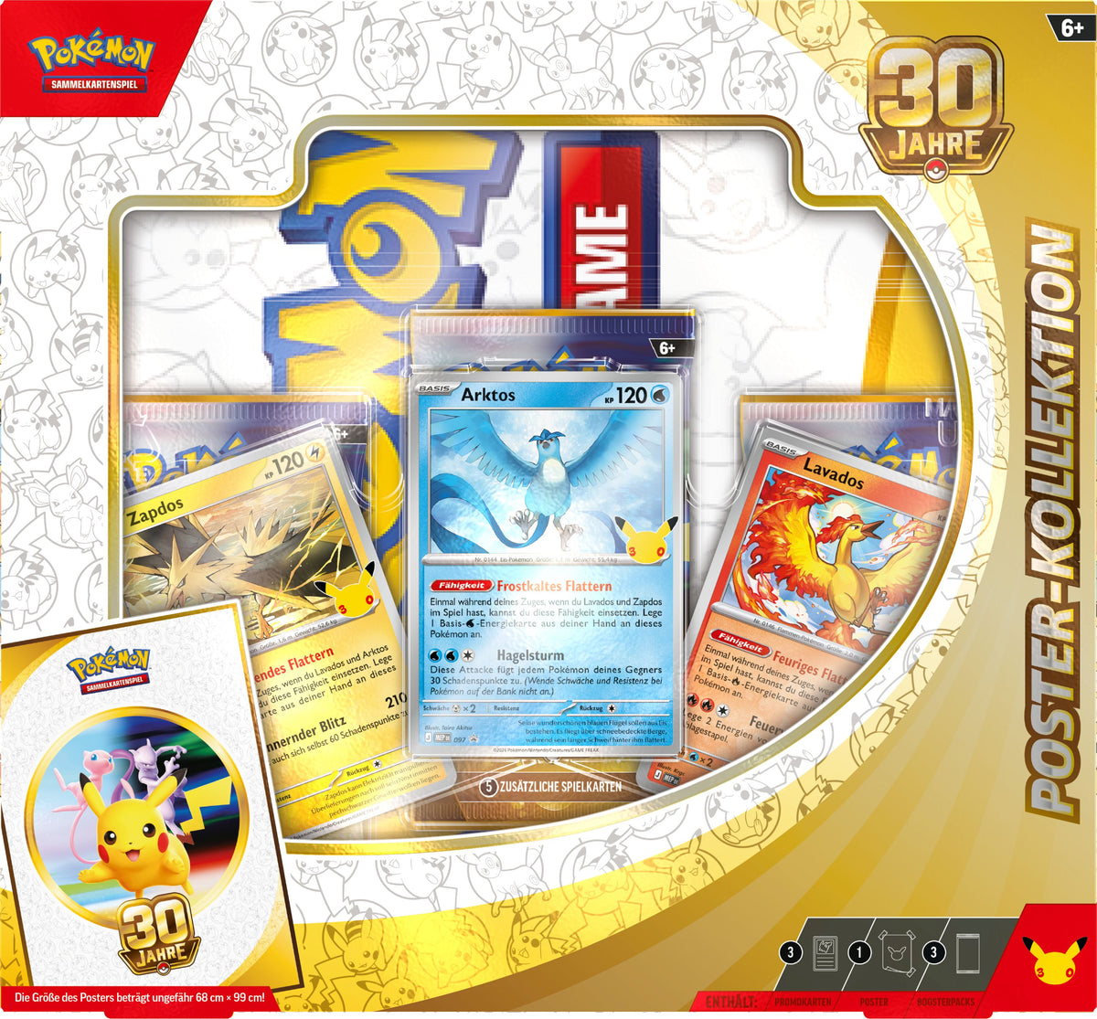 30 Jahre - Poster-Kollektion, Pokémon TCG, Deutsch