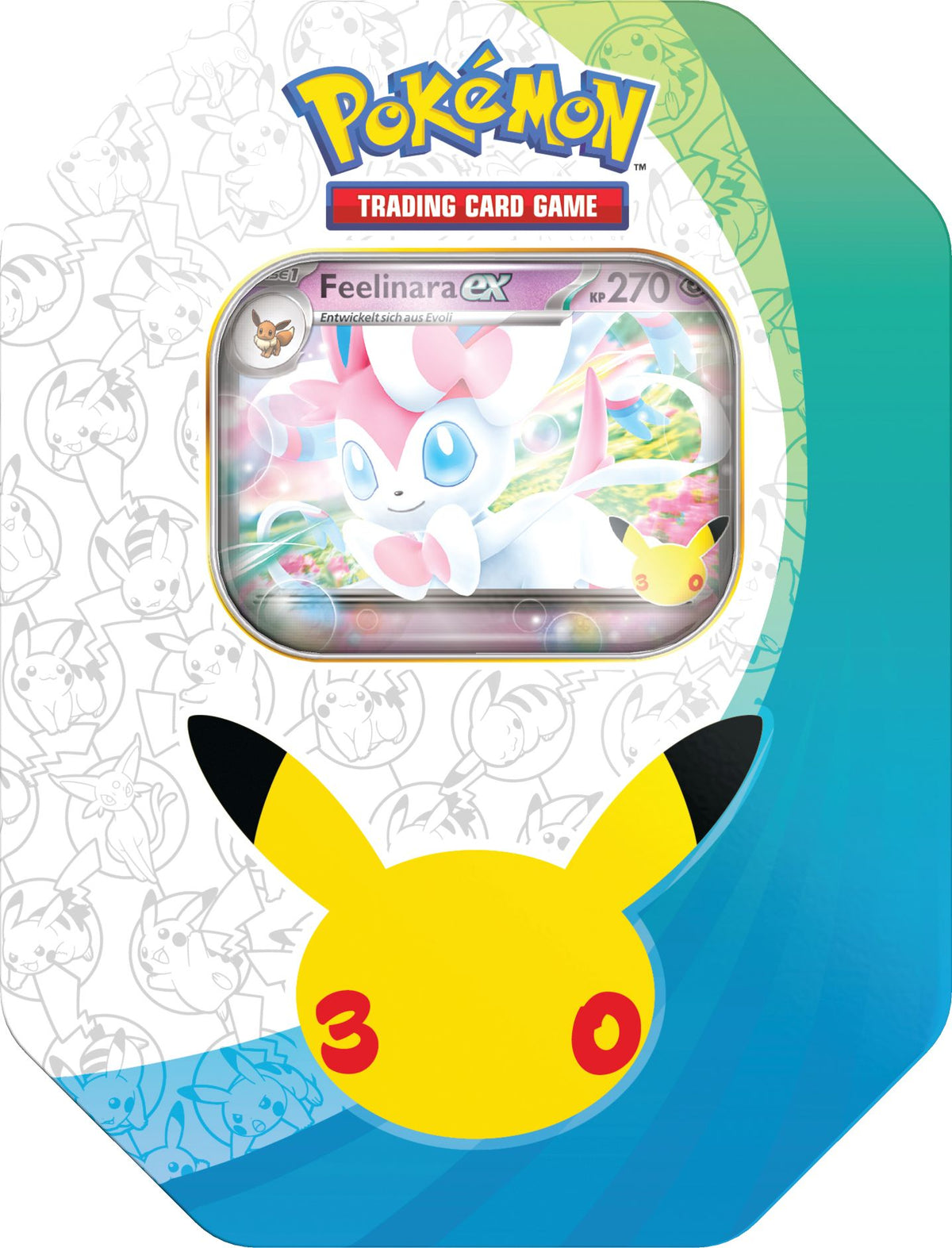 30 Jahre - Feelinara-Ex Tin #Tag, Pokémon TCG, Deutsch
