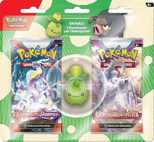 Radiergummi-Blister für den Schulanfang – Olini, Pokémon TCG
