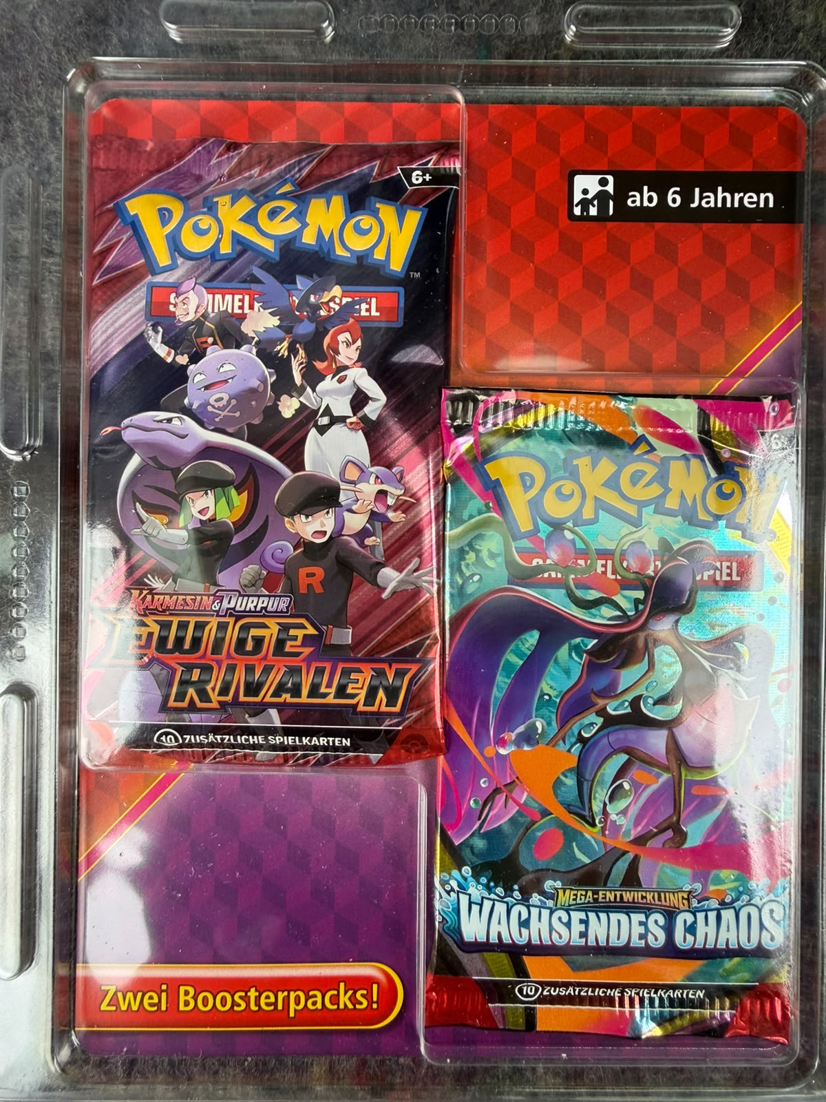 2er Blister Ewige Rivalen & Wachsendes Chaos, Pokémon TCG